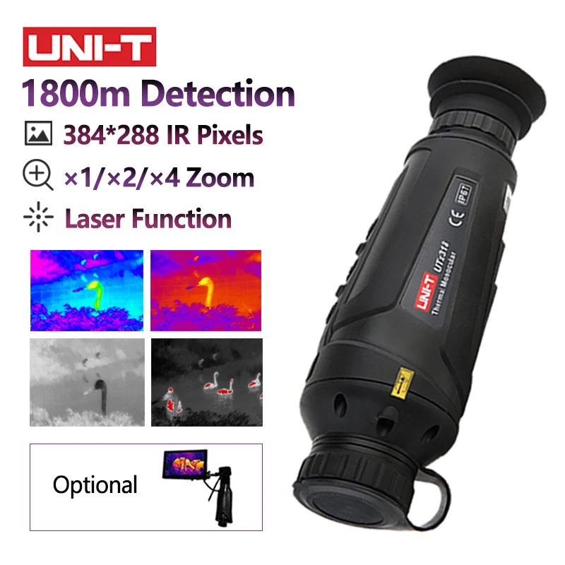 UNITUTX318ThermalImagerForHuntingMonocularTelescopeNightVersionThermographicLaser