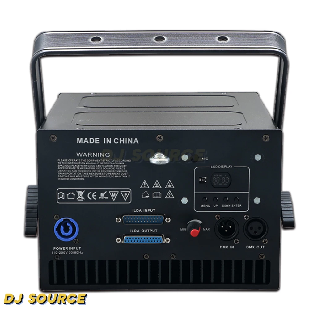 6W 8W 10W 12W RGB 3D Animation Laser Light With Beam Pattern Effects Music Control DMX512 DJ Disco Party Club Stage Effects