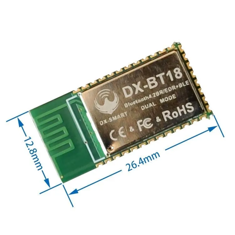 DX-BT18 SPP2.0 Für serielle Übertragung des Bluetooth-Moduls BLE4.0-Unterstützung Kompatibel mit HC-05 HC-06 – Detail 1