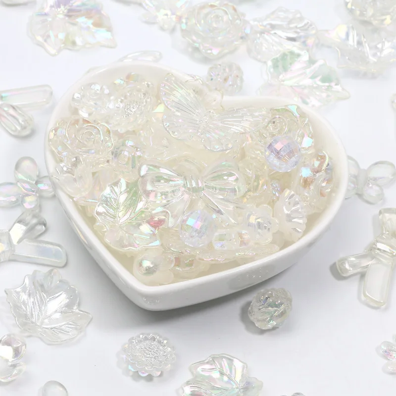 thumbnail image 1 of Cuentas acrílicas de estilo 45 de 20 g con forma de oso, corazón, lazo, flor, sueltas, para hacer pulseras, cadenas de teléfono hechas a mano, accesorios para hacer joyas, 1 of 5