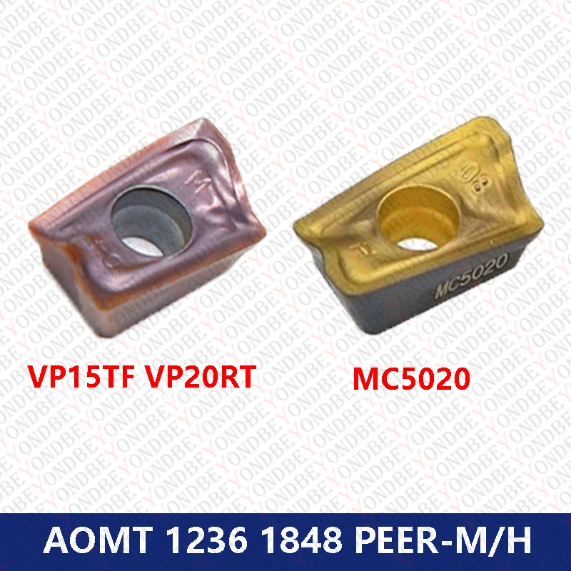 

Original AOMT 123604 AOMT123608 123610 123616 123620 AOMT123630 AOMT184808 M H VP15TF VP20RT Rotating Milling Carbide Inserts