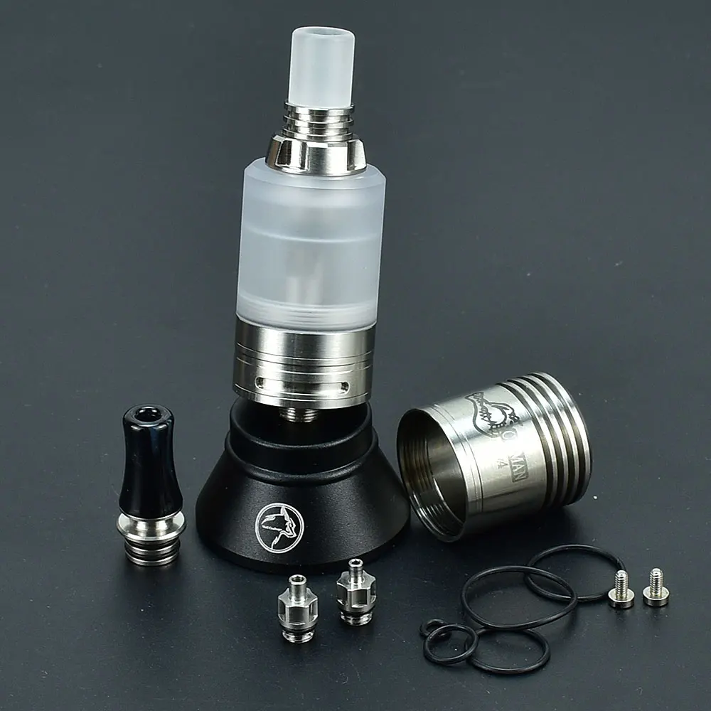 

Wolf Coolvape Caiman V.4 MTL RDA одиночные катушки 22 мм перестраиваемый капельный распылитель 2 мл 316 нержавеющая сталь 22 мм 1,2 мм 1,7 мм 2,3 мм