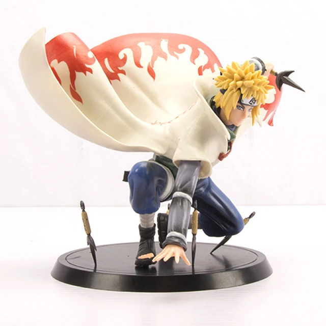 24cm naruto figuras de ação namikaze minato anime modelo dos desenhos  animados pvc coleção brinquedos para crianças amigo presente aniversário  mesa decoração