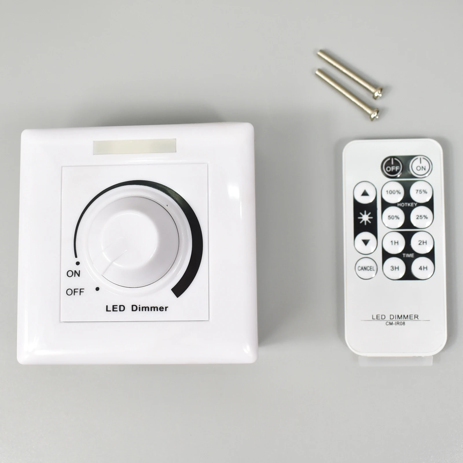 100 240V Stepless Dimming 0 10V 1 10V Dimmer LED Control Infrared Remote Controller Light Brightness Wall Reecssed Installation