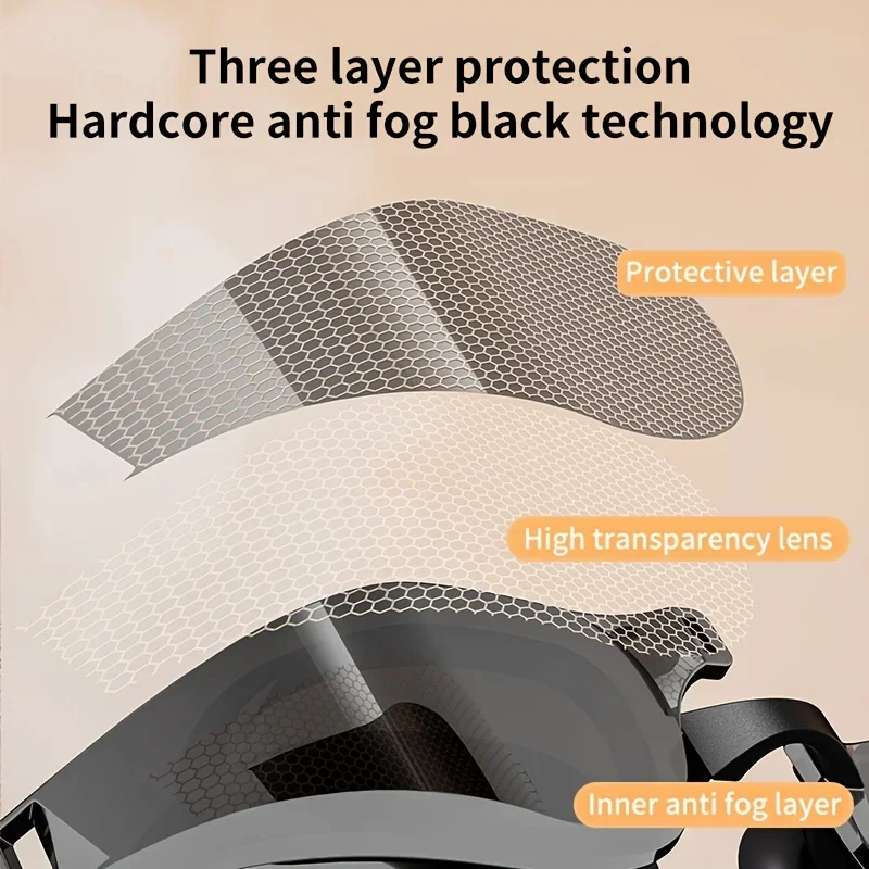 Swimming Goggles Anti Fog HD Waterproof Soft Silicone With Adjustable Strap Unisex Gear For Swim Training All Kinds Water Sport - 5