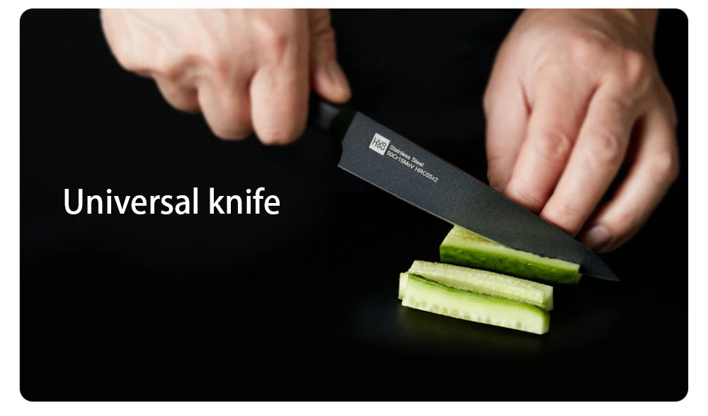 Gadgetoo Huohou Non Stick Stainless Steel Kitchen Knife 5 In 1 Combo Hu0076