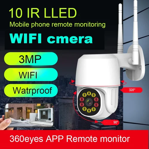 가정 슈퍼마켓 rv를위한 EC101 WIFI 카메라, 이동할 수있는 전망, 설치하게 쉬운, 옥외 감시 카메라 2