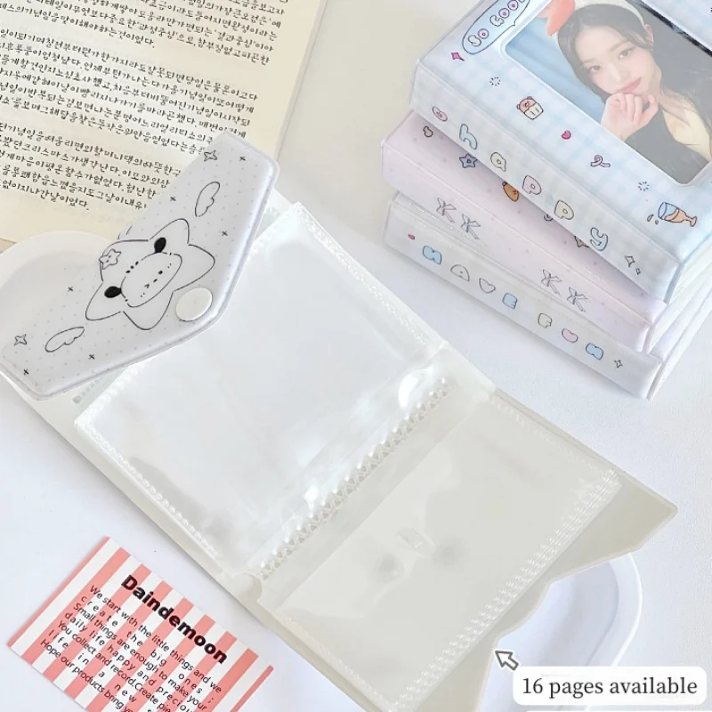 Kawaii Cartoon Star Idol Kpop Photo Card Holder Book Cute Photo Album Protective Display Photocard Protective School Stationery 6