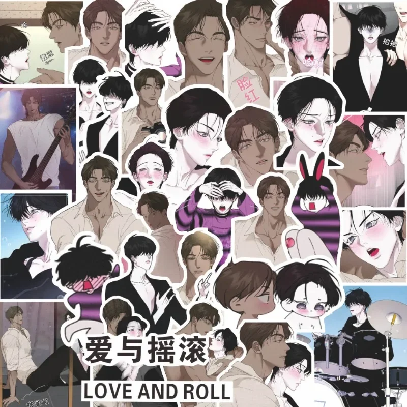 

Наклейки Love and Roll, торговая гарантия, наклейки для ноутбука, милый Декор, студенческие канцелярские товары, подарок для друзей