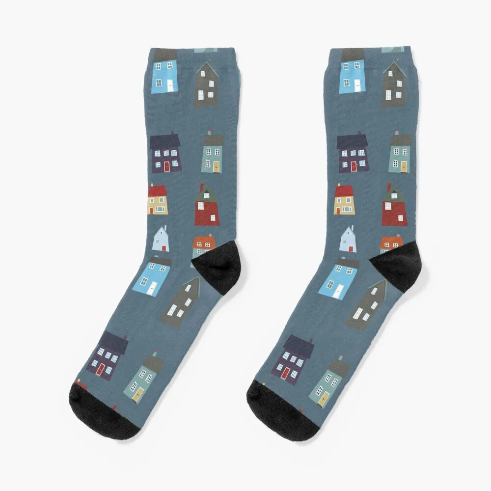 Little Houses Socks Sports custom Men Socks Women's
