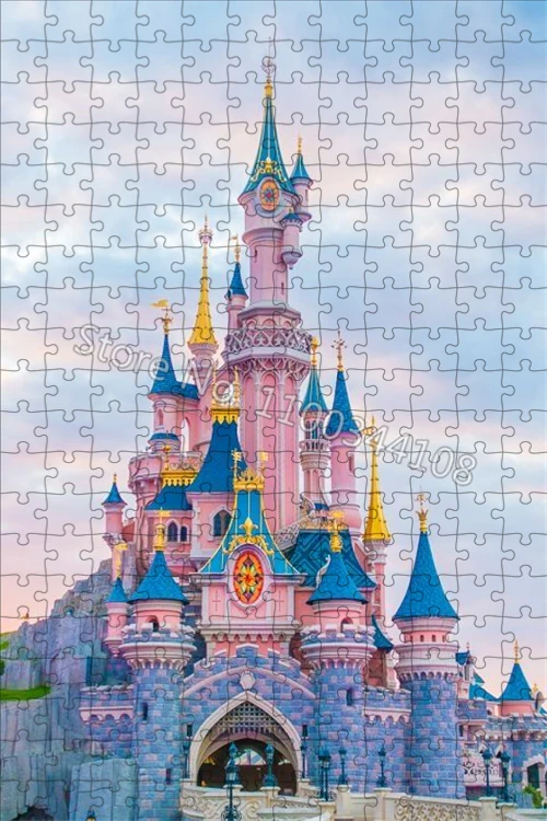 子供と大人のためのミッキーマウスとディズニーランドの城パズル,教育