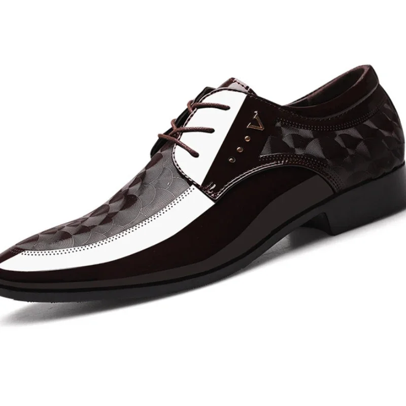 Leather Shoes for Men Business Dress Shoes Versatile Wedding Shoes Men Shoe Designer Loafers Men Zapatos Para Hombres 6