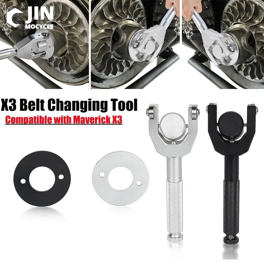 

Anti Slip Belt Base 64/72inch Changing Tool Clutch Removal Kit for Can-Am Maverick X3 X RS Turbo R 2017 2018 2019 2020 2021 2022