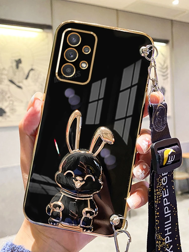 Premium Silicone Crossbody Lanyard Case with Bracket