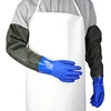 Durable and Slip resistant Long Waterproof Rubber Gloves Resist Acid,for Washing Dishes,Keep Your Arms Dry and Protected 4