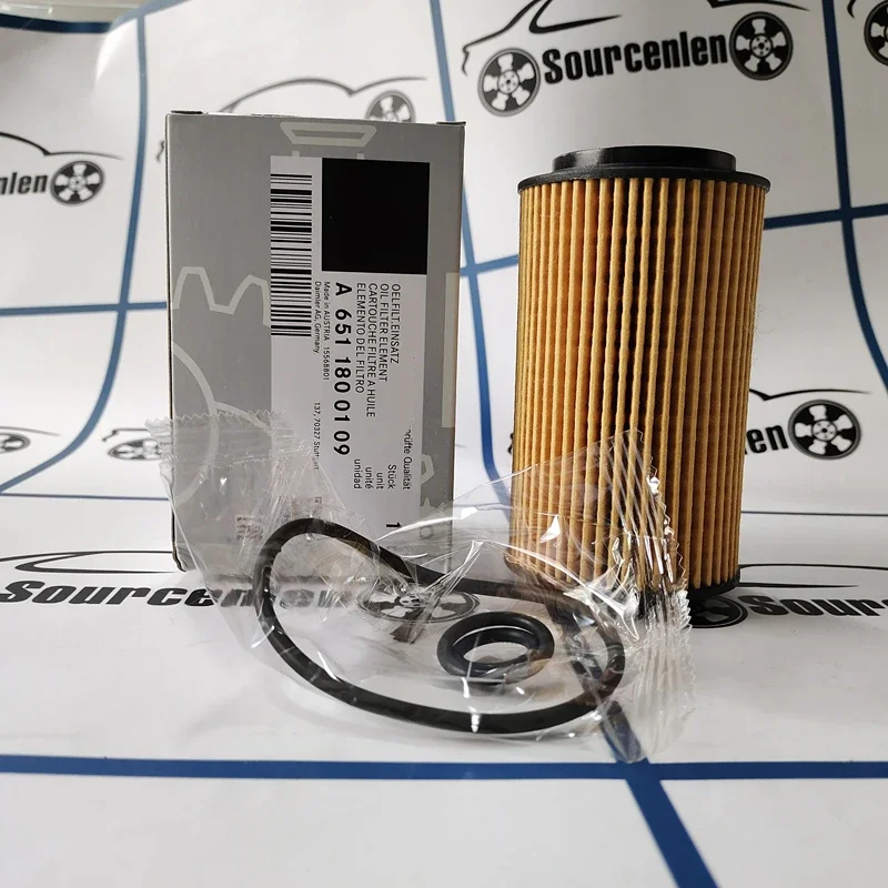 Car Oil Filter Car Filter Car Filter Set Oil Filter A6511800109 for Mercedes Benz VIANO (W639) 2010-VITO MIXTO Box VITO Bus Model