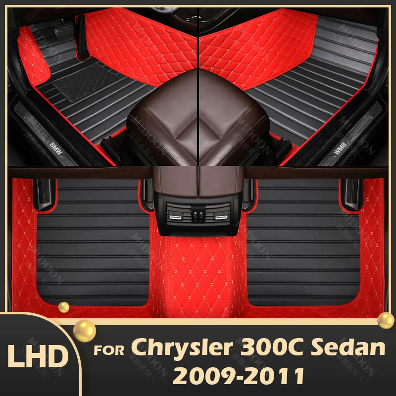 

Автомобильные коврики для Chrysler 300c Sedan 2009 2010 2011 под заказ, автомобильные подкладки для ног, аксессуары для интерьера