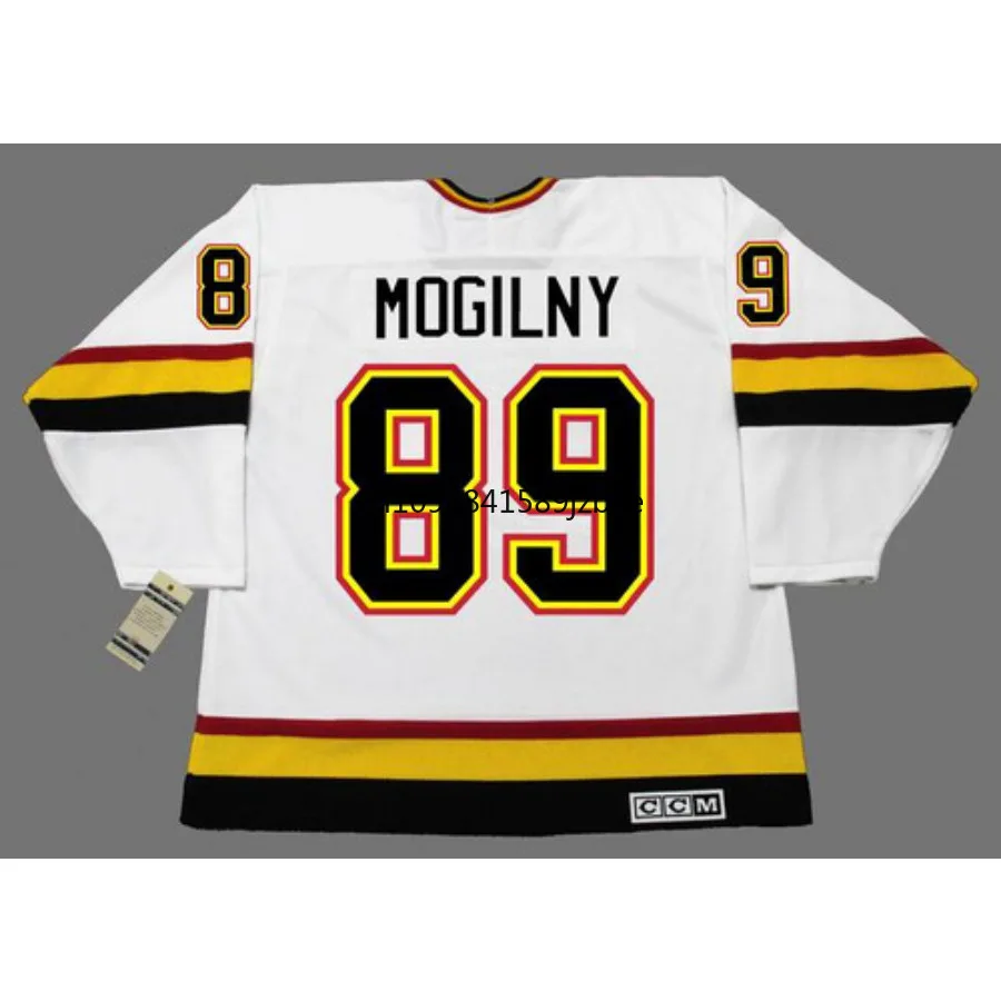 Alexander Mogilny 89 Vancouver Ice Hockey Jersey 1 Kirk McLean Retro Sweater All Stitched Us Size S-3XL ice hockey jerseys