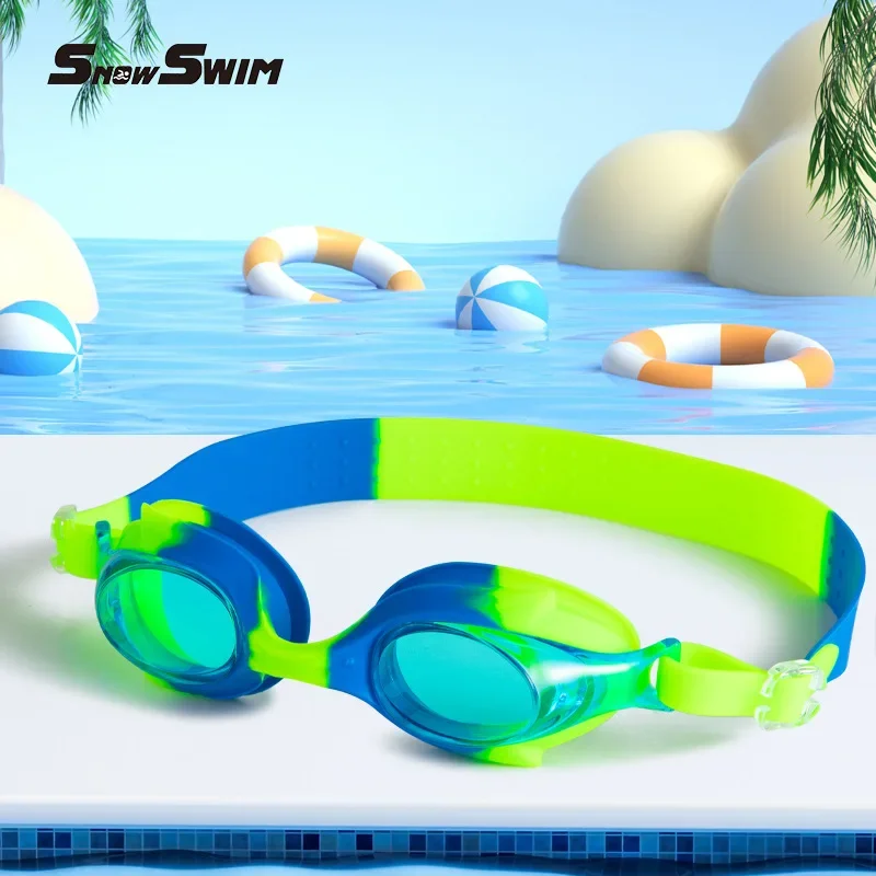 Silicone Children's Swimming Goggles High Quality Cartoon Fashion Comfort Frame HD Waterproof and Anti-fog Swimming Goggles 4