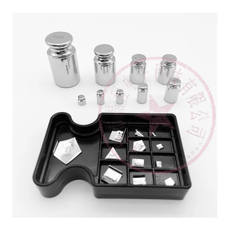 21pcs set 1mg-100g M1 F1 F2 E2 grade Stainless steel Milligram Calibration Weight Set For Electric scale Balance Test