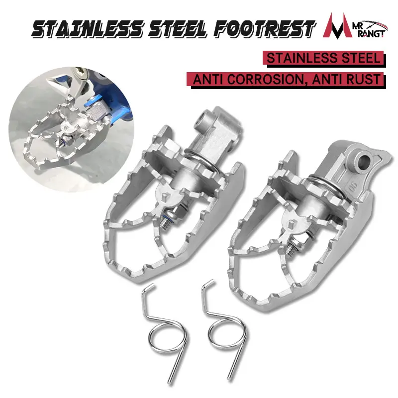 Motorcycle Front Footrests Foot Rests Pegs Pedal For Bmw F650Gs G650Gs F750Gs F800Gs F850Gs R1150Gs R1250Gs R1200Gs Adventure