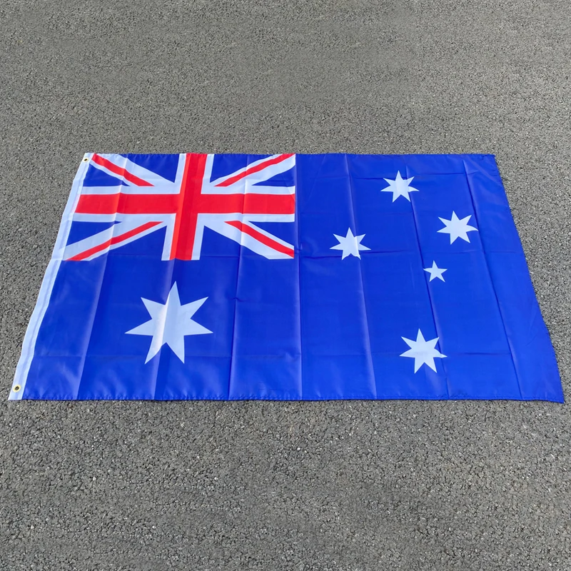 AustralianBanner3ftx5ftHangingFlagPolyesterAustraliaNational