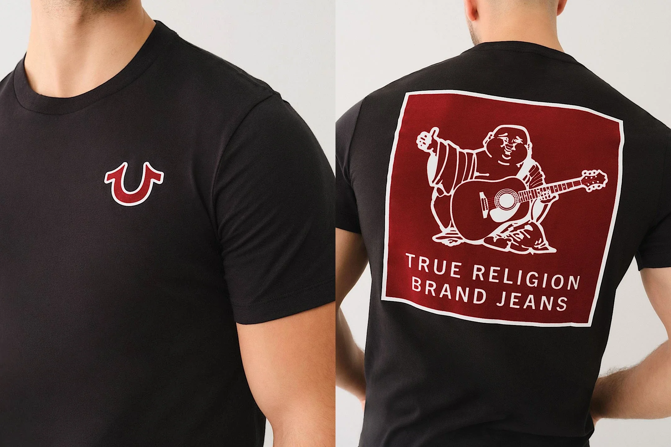 Casual Cotton T-shirt Women True Religion Short Sleeves Men Vintage Loose Graphic Crew Neck T-shirt Printed Oversized Tees 4