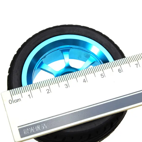 Juego De 4 Neumáticos De Repuesto Para Coche RC Wltoys A979 – Ruedas Derechas De Caucho Y Aleación, Diámetro 6.5 Cm