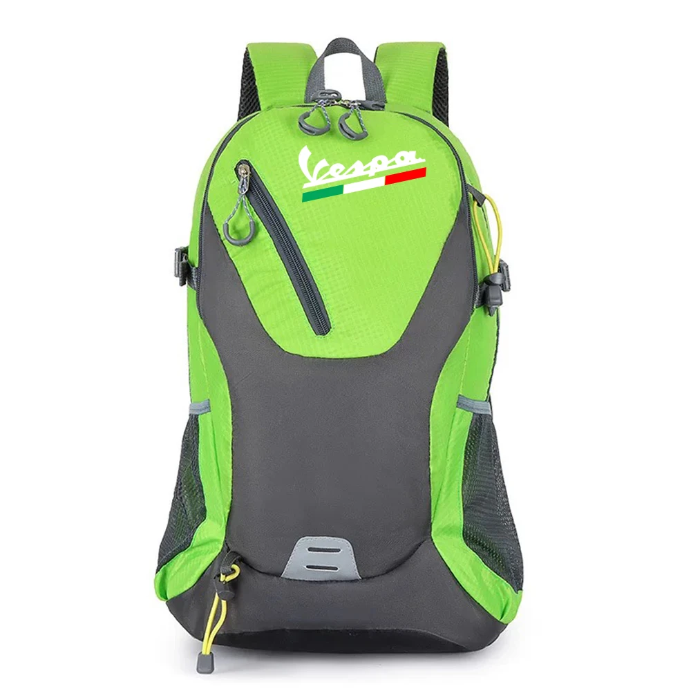 FOR Vespa Motorcycle New Outdoor Sports Mountaineering Bag Men's and Women's Large Capacity Travel Backpack let s travel to miami for women