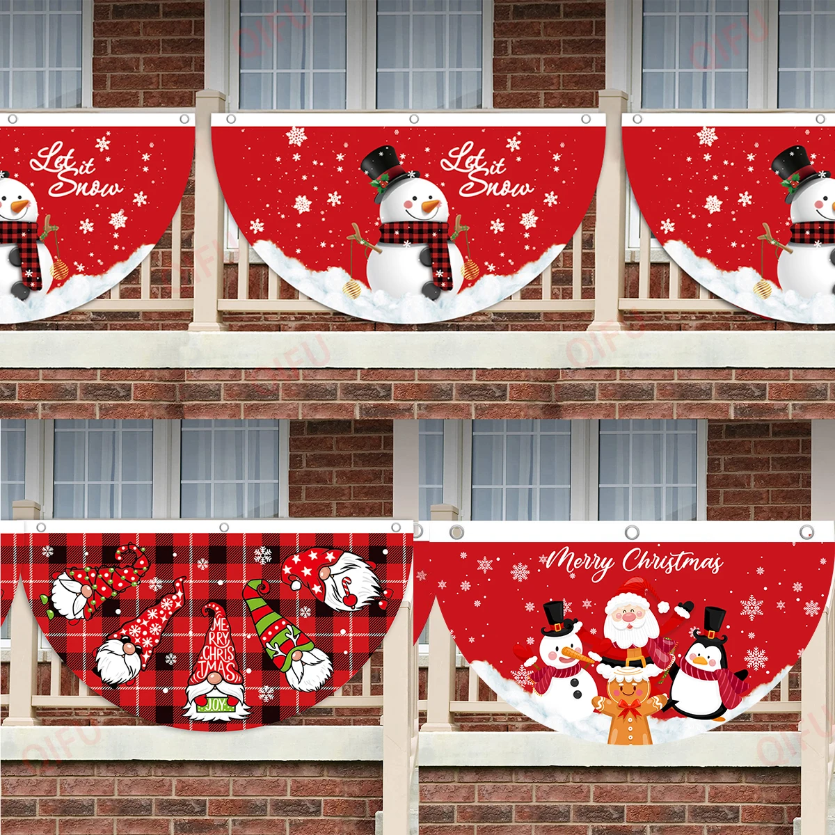 Christmas Snowman Flag Banner Merry Christmas Decorations For Home 2023 Xmas Party Ornament Navidad Natal Gifts New Year 2023