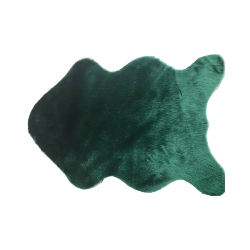 40x60cm neue Teppich Plüsch weiches Schaffell Schlafzimmer Teppich Nachahmung Wolle Pad lange Haare Nacht matte Sofa Kissen Teppiche Pelz Teppich – Detail 8