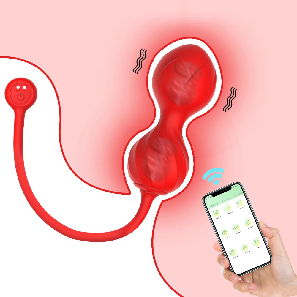 Kegel Balls Wireless App Vagina Balls Vibrator For Women Muscle Trainer