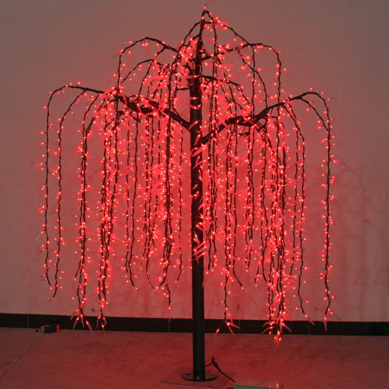 LED 인공 조명 수양 버드나무, 정원 파티 장식, custom.2023, 인기 판매