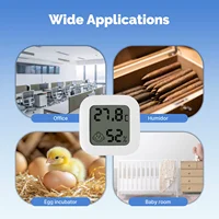 MOES Tuya Zigbee Smart Indoor Temperature Humidity Sensor with LCD display screen App Remote Monitor Work With Smart Life APP - Image 4