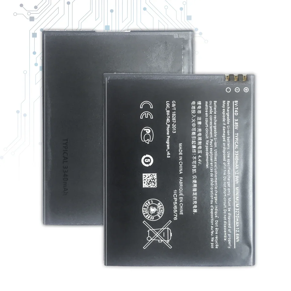 

BV-T4D Replacement Battery 3340mAh For Microsoft Nokia Lumia 950 XL CityMan 940 XL RM-1118 RM-1116 BV T4D Tracking Number