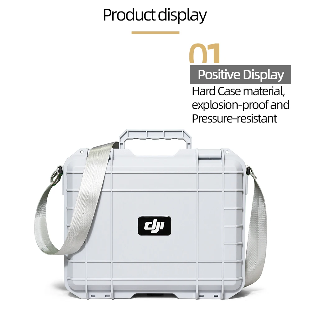 Portable Storage Box Suitcase Hard Case Waterproof Explosion-proof Carrying Case Accessories for DJI Mini 3 Pro/Mini 3 drone accessories drone storage bag dji case drone case handbag case