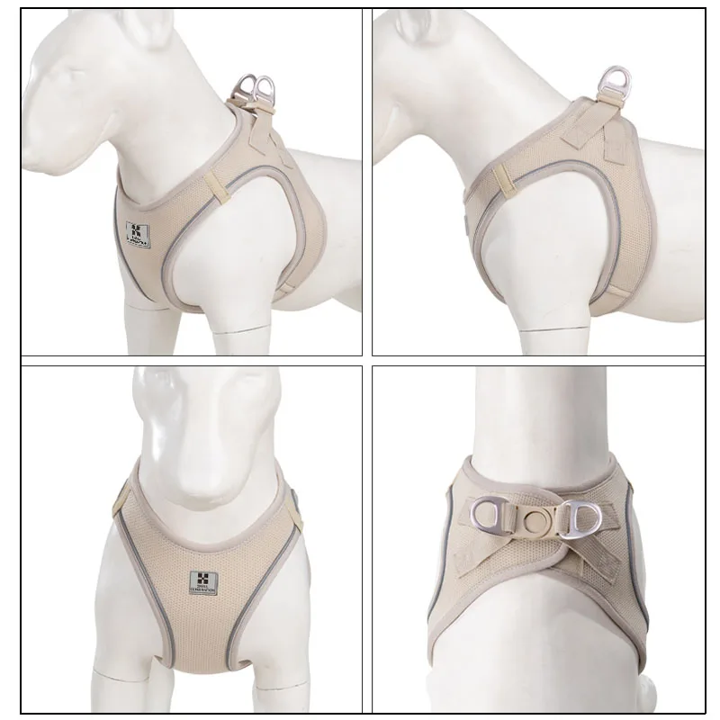 Reflective Dog Harness Set 4