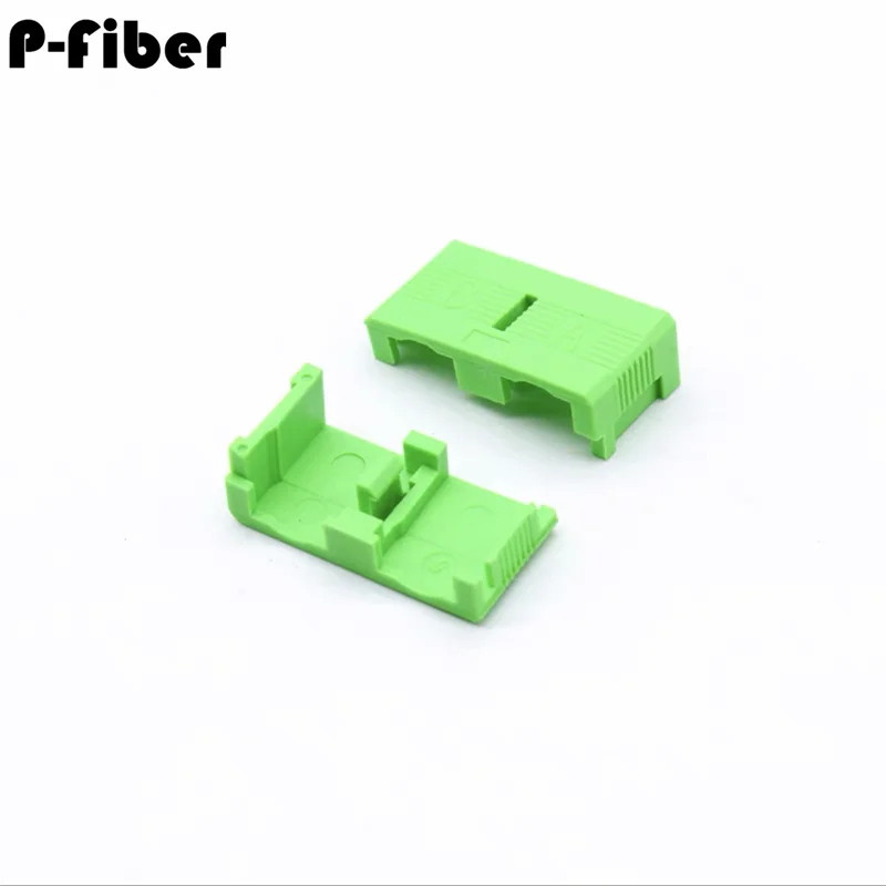 광섬유 커넥터용 SC 듀플렉스 클립, SCAPC SM MM, 블루 그레이, 아쿠아 그린 부품, FTTH 점퍼 키트, 50 개