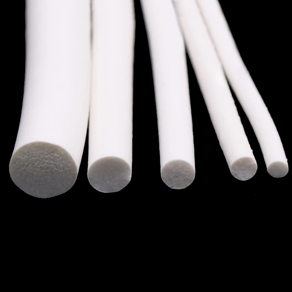 Silicone-rubber-sponge-strip-White-Closed-Cell-Circular-Foam-Backer-Rod ...