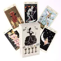 Tarot De Carlotydes Cards Poker Size Divination Fortune Telling Tarot Cards Deck Friend Party Entertainment Board Game 2
