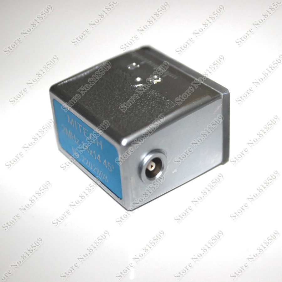 Mitech 2MHz 14x14MM Angle Beam Probe Transducer For Mitech Ultrasonic Flaw Detector MFD350B MFD500B MFD650C MFD800C