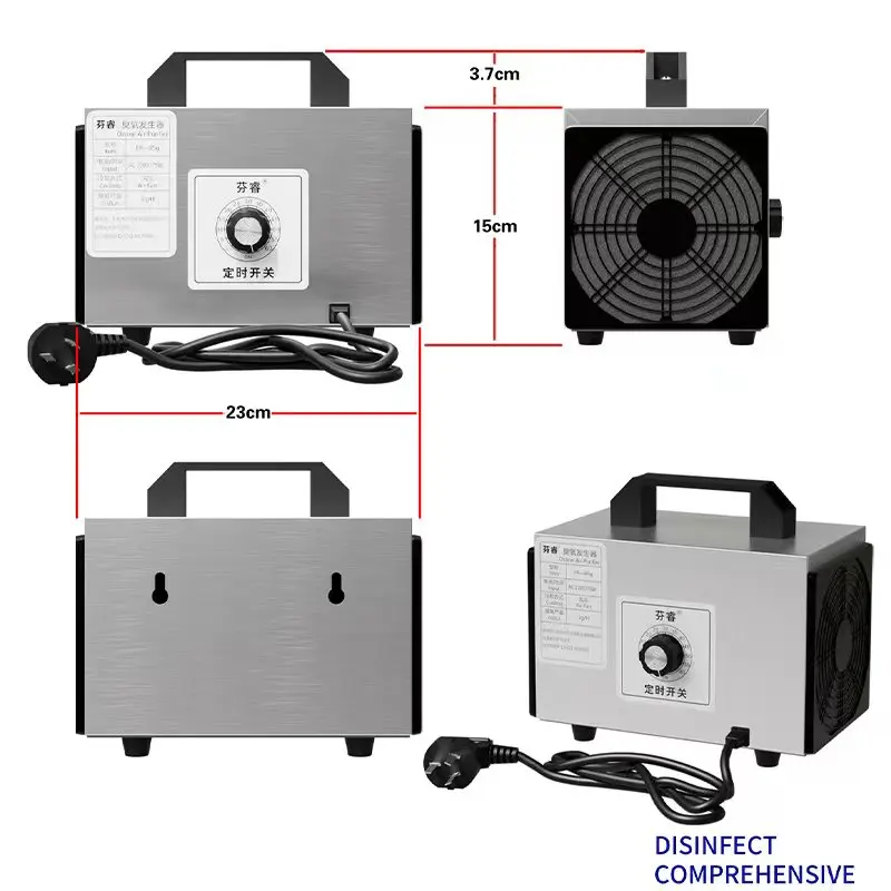 

Ozone Generator Sterilization, Disinfection and Odor Removal