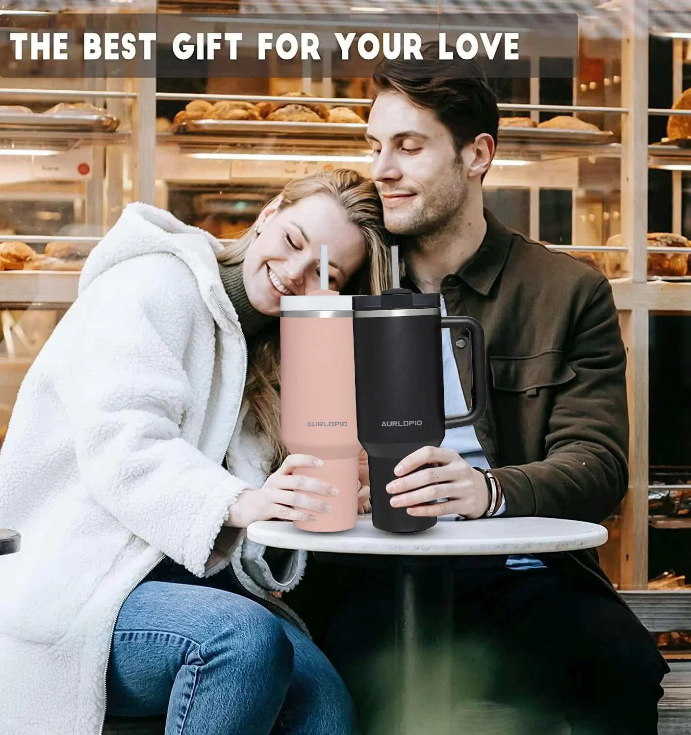 Description Picture 5 of item40oz Stainless Steel Thermal Mug Large Capacity Insulated Coffee Cup Office Home Water Bottle Travel Car Tumbler New Year Gifts