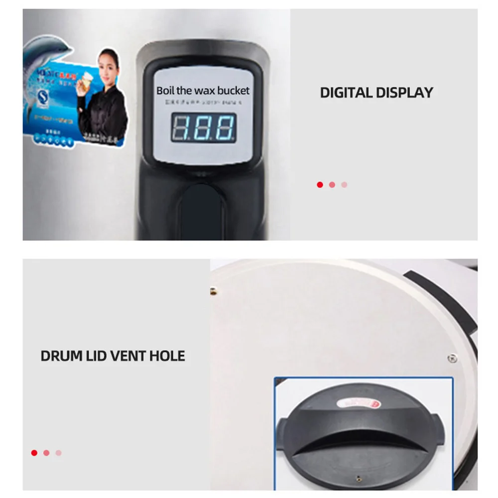 Version Wax Boiling Barrel Electric Wax Heater Beans Bead Heating Melting Machine