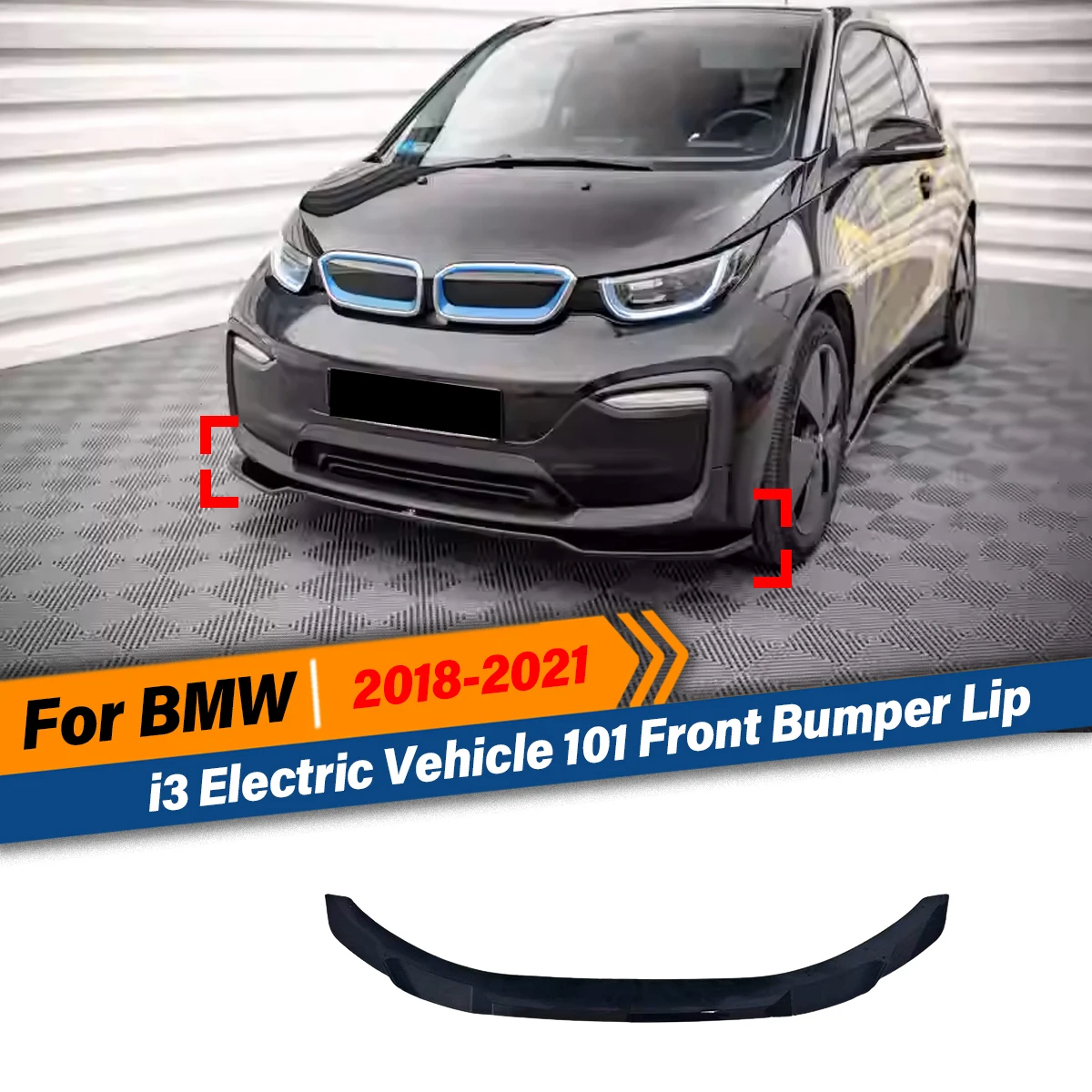 For BMW I3 Electric Vehicle 101 2018 2019 2020 2021 Front Bumper Lip for-bmw-i3-electric-vehicle-101-2018-2019-2020-2021-front-bumper-lip