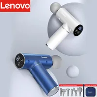 Genuine Lenovo Fascia Gun Brushless Motor Professional 6heads Massager Suitable for Deep Muscle Relaxation Relieve Fatigue Gifts
