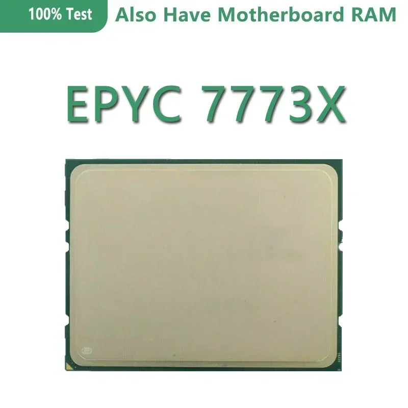 EPYC 7773X 2.20GHz  3.5GHz 64코어 128스레드 768MB 280W SP3 지원 DDR4-3200mhz H11 DSI MZ32 H12SSL