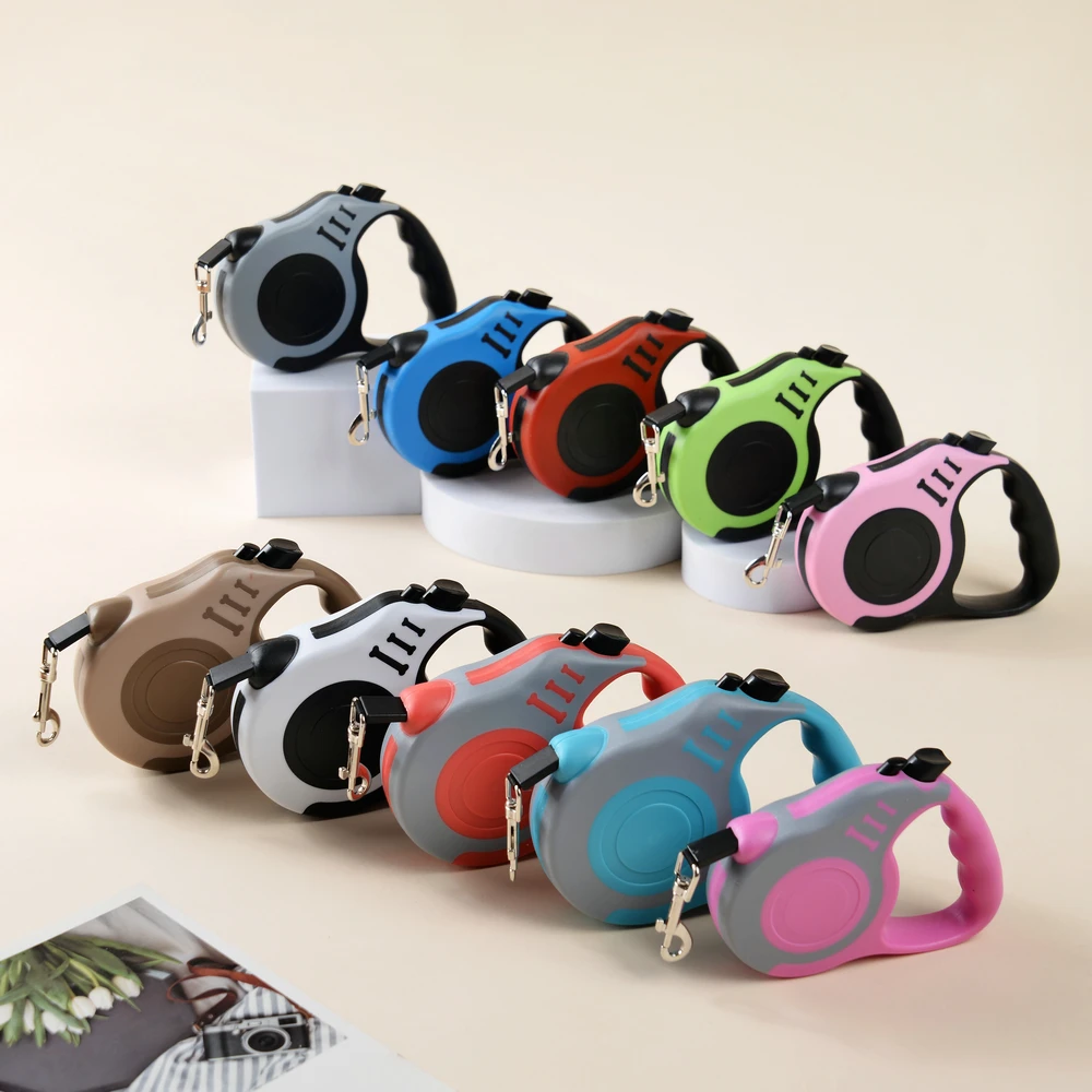 Retractable Dog Leash For Small Medium Large Dogs And Cats Walking_voghion.com