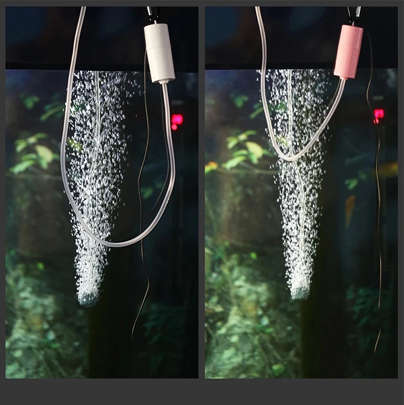 Aquarium Sauerstoff Luftpumpe Aquarium USB Stille Luft Kompressor Belüfter Tragbare Mini Kleine Oxygenator Aquarium Zubehör 5v 1W – Detail 5