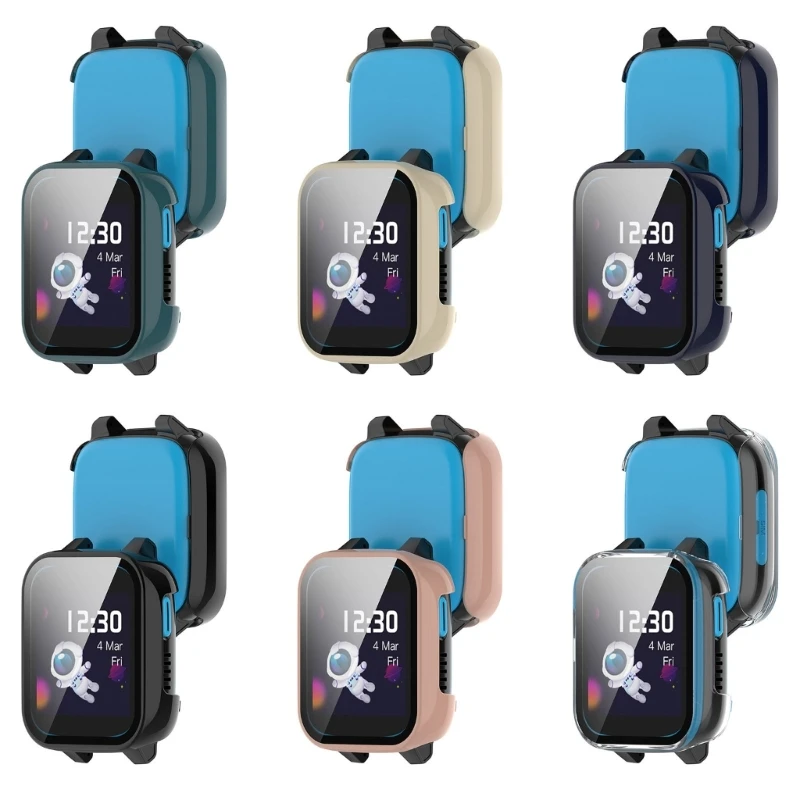 watch screen protector case watch accessories apple watch screen protector case watch case watch protective case watch protective cover Watch for Case for Xplora XGO3 Smartwatch with Screen Protector PC Bumper Case Protective Cover Frame